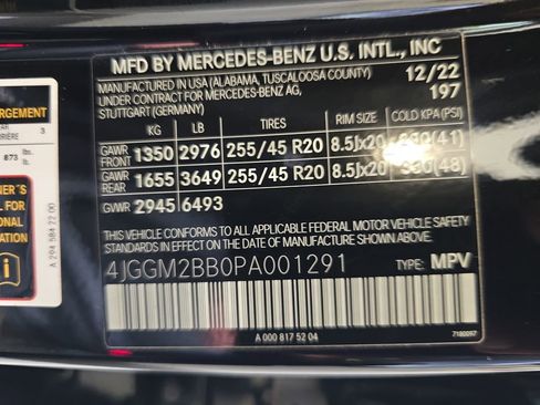 Certified 2023 Mercedes-Benz EQE 350+ SUV image 38