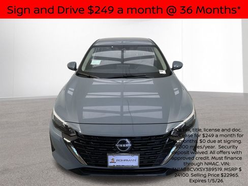 New 2025 Nissan Sentra SV w/ Lighting Package image 25