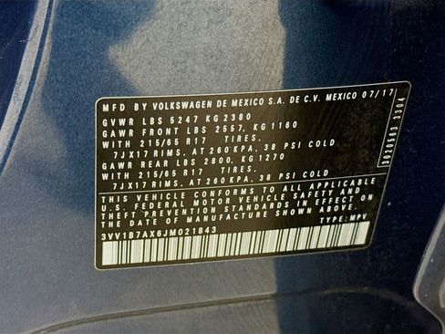 Used 2018 Volkswagen Tiguan S FWD image 30