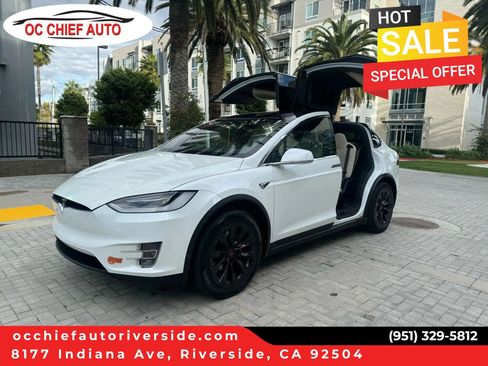 Used 2019 Tesla Model X Long Range AWD/4WD image 1