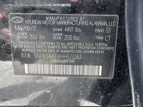 Used 2017 Hyundai Sonata Sport w/ Value Edition Package 02 FWD image 14