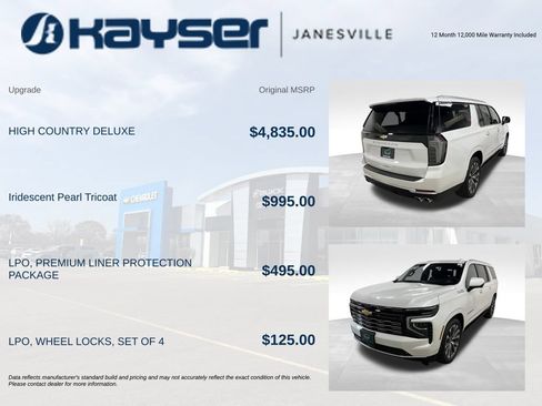 Certified 2025 Chevrolet Suburban High Country AWD/4WD image 2
