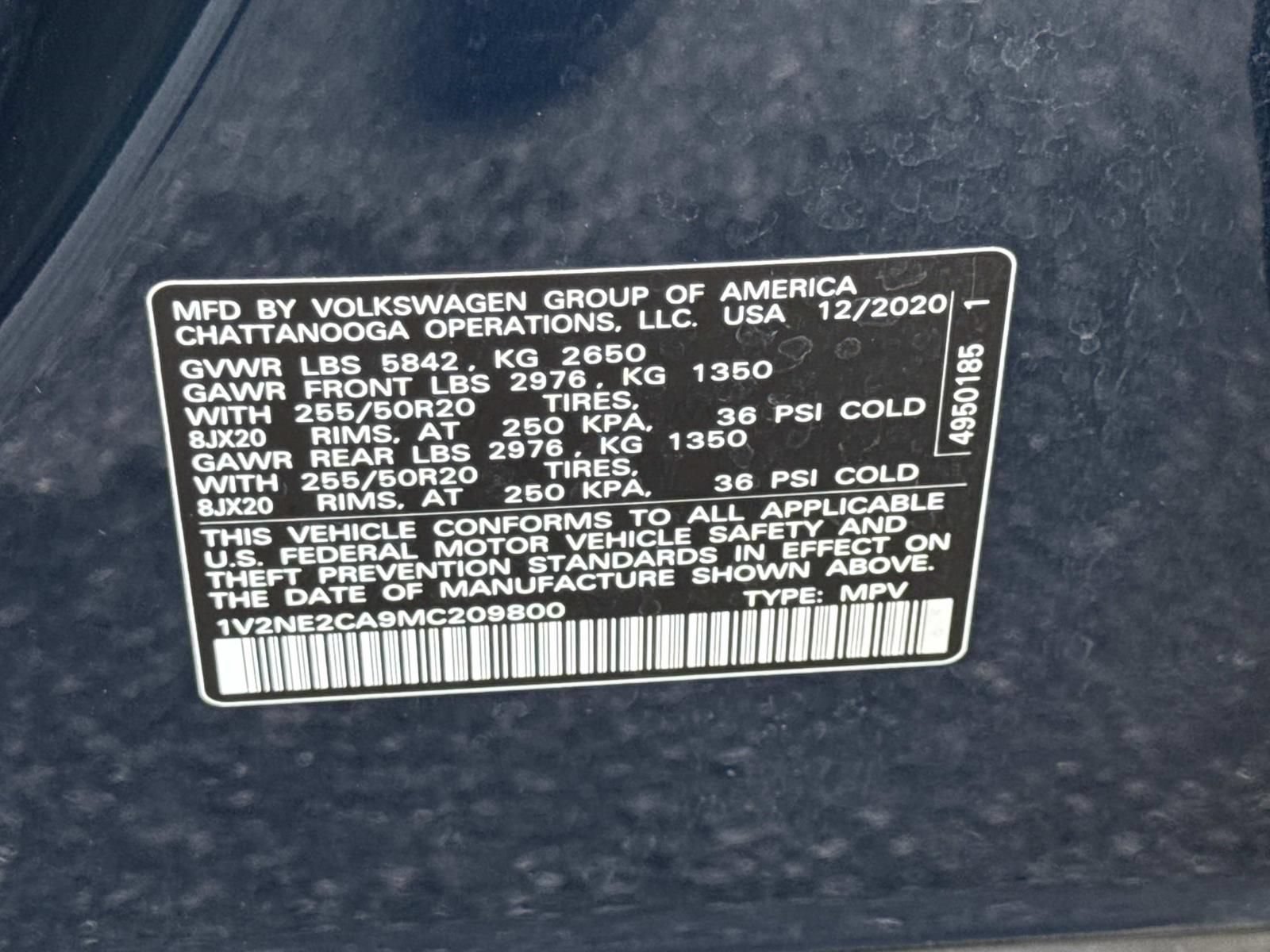 Used 2021 Volkswagen Atlas Cross Sport SE AWD/4WD image 30