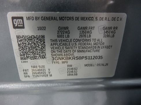 Certified 2023 Chevrolet Blazer RS w/ Enhanced Convenience Package AWD/4WD image 35