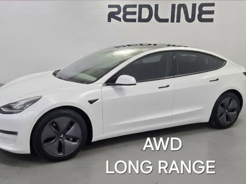 Used 2020 Tesla Model 3 Long Range AWD/4WD image 1