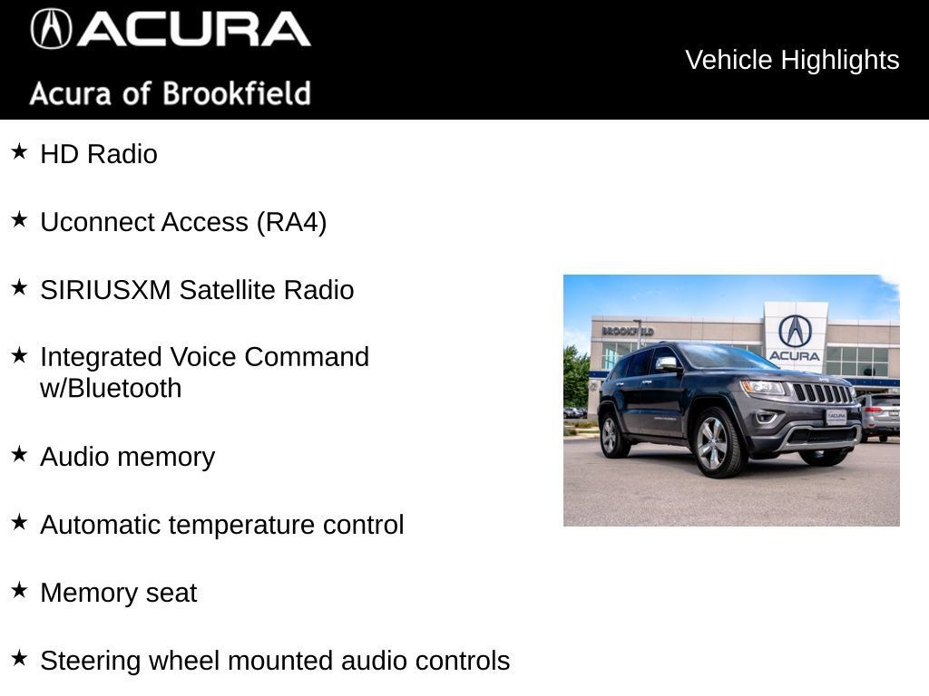 Used 2015 Jeep Grand Cherokee Limited w/ Trailer Tow Group IV AWD/4WD image 8