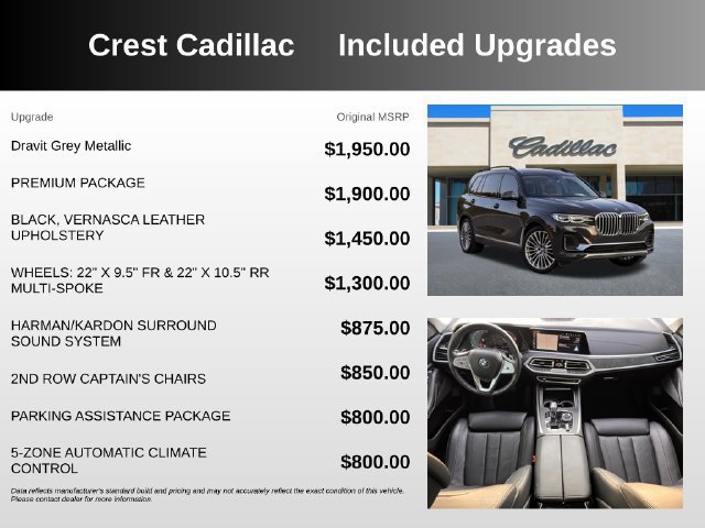 Used 2022 BMW X7 xDrive40i w/ Premium Package AWD/4WD image 5