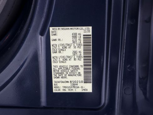 Used 2021 Nissan NV 3500 SL RWD image 30