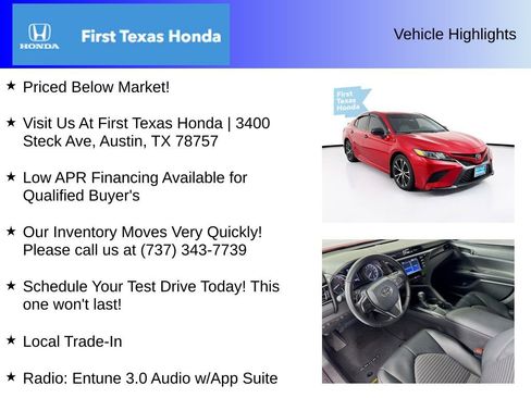 Used 2019 Toyota Camry L image 5