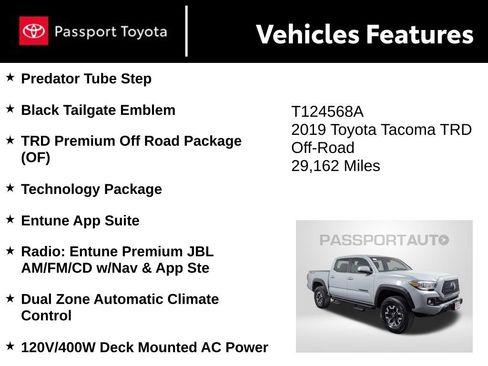 Used 2019 Toyota Tacoma TRD Off-Road image 10