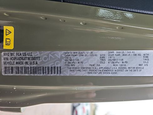 New 2026 Jeep Wrangler Sport image 41