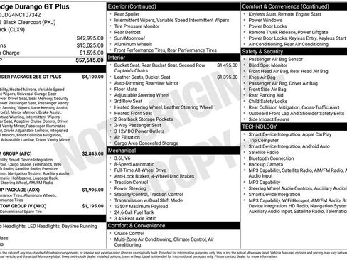 Used 2022 Dodge Durango GT AWD/4WD image 1