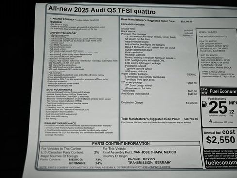 New 2025 Audi Q5 Premium Plus image 40