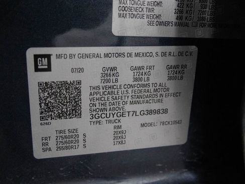 Used 2020 Chevrolet Silverado 1500 LTZ w/ LTZ Plus Package image 52