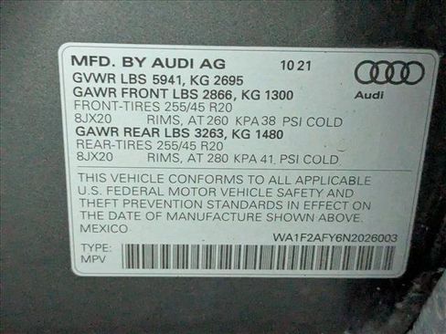 Used 2022 Audi Q5 e Prestige w/ Prestige Package image 25