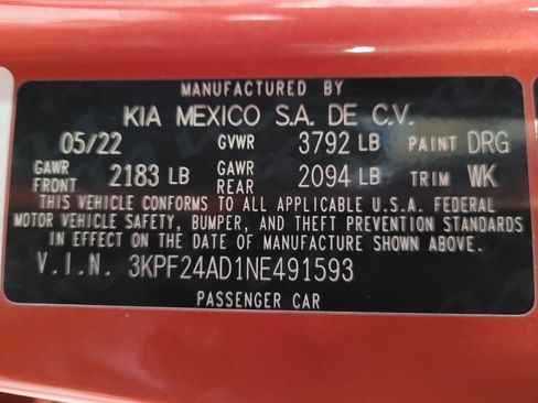 Used 2022 Kia Forte LXS FWD image 33