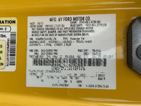 Used 2018 Ford Mustang GT Premium w/ Enhanced Security Package image 11