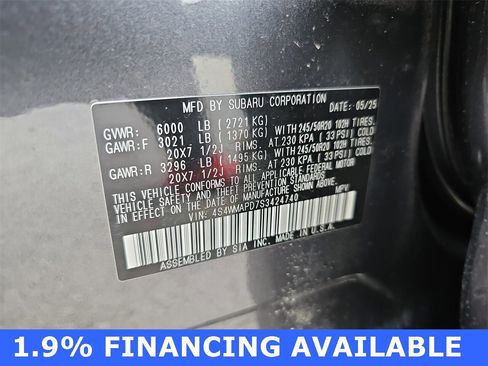 Certified 2025 Subaru Ascent Limited image 40