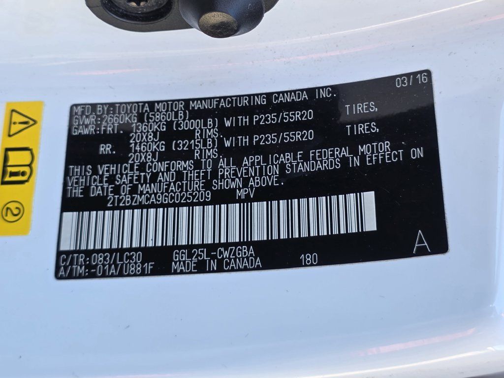 Used 2016 Lexus RX 350 F Sport w/ Accessory Package AWD/4WD image 11