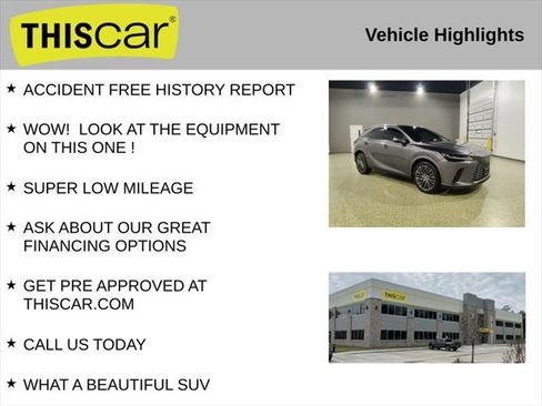 Used 2023 Lexus RX 350 FWD w/ Accessory Package (Z1) image 10