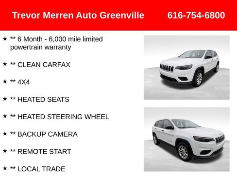 Used 2019 Jeep Cherokee Sport w/ Cold Weather Group AWD/4WD image 7