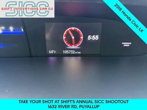 Used 2015 Honda Civic LX image 7