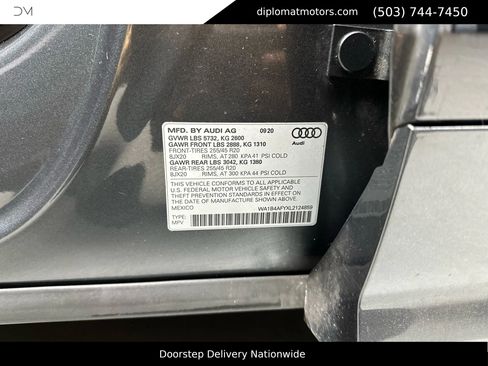 Used 2020 Audi SQ5 Premium Plus w/ Premium Plus Package image 47