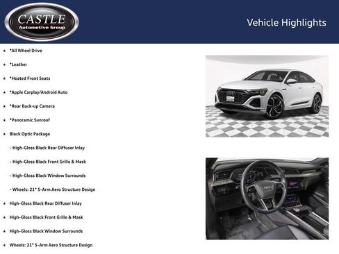 Used 2024 Audi Q8 e-tron Premium Plus w/ Premium Plus Package AWD/4WD image 4