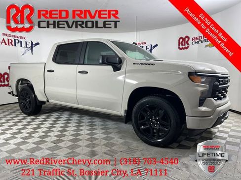 New 2026 Chevrolet Silverado 1500 Custom w/ LPO, Dark Essentials Package RWD image 1