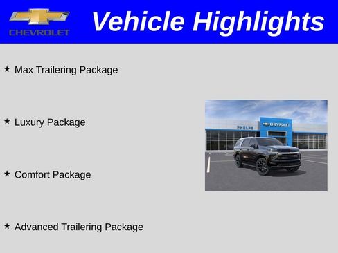 New 2026 Chevrolet Tahoe LT AWD/4WD image 2