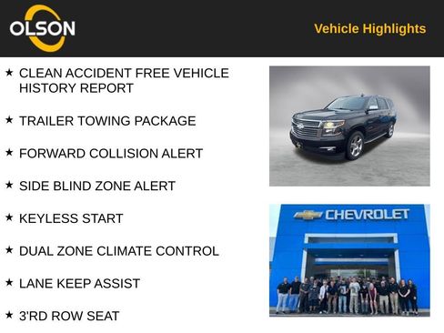 Used 2018 Chevrolet Tahoe Premier w/ Max Trailering Package image 2