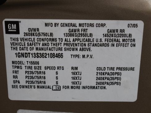 Used 2006 Chevrolet TrailBlazer LS w/ LS Preferred Equipment Group AWD/4WD image 33