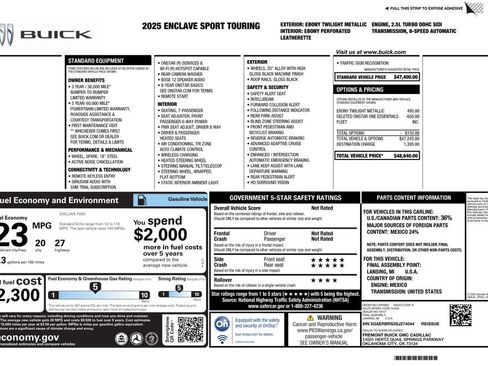 Used 2025 Buick Enclave Sport Touring image 4