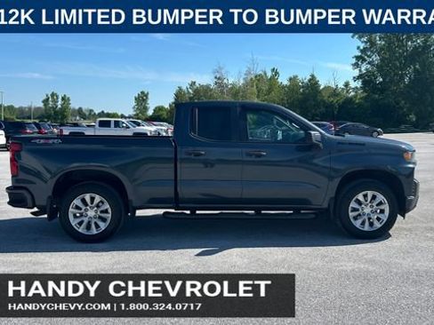 Certified 2021 Chevrolet Silverado 1500 Custom w/ LPO, Dark Essentials Package AWD/4WD image 2