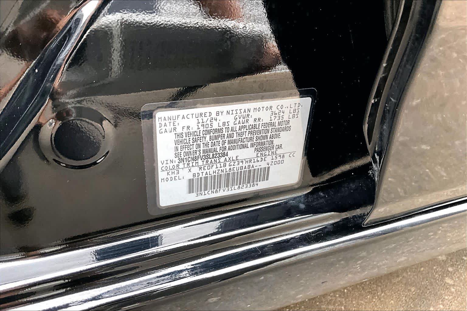 Certified 2025 Nissan Versa SR w/ Trunk Package FWD image 33