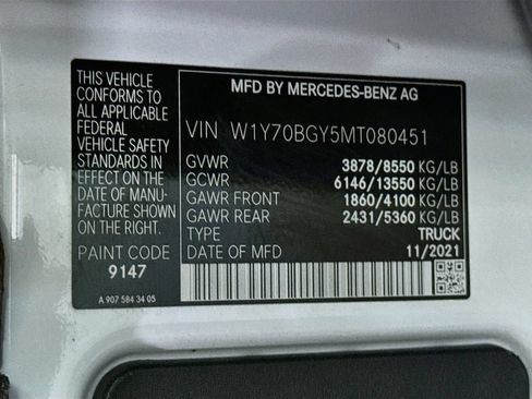 Used 2021 Mercedes-Benz Sprinter 1500 image 38