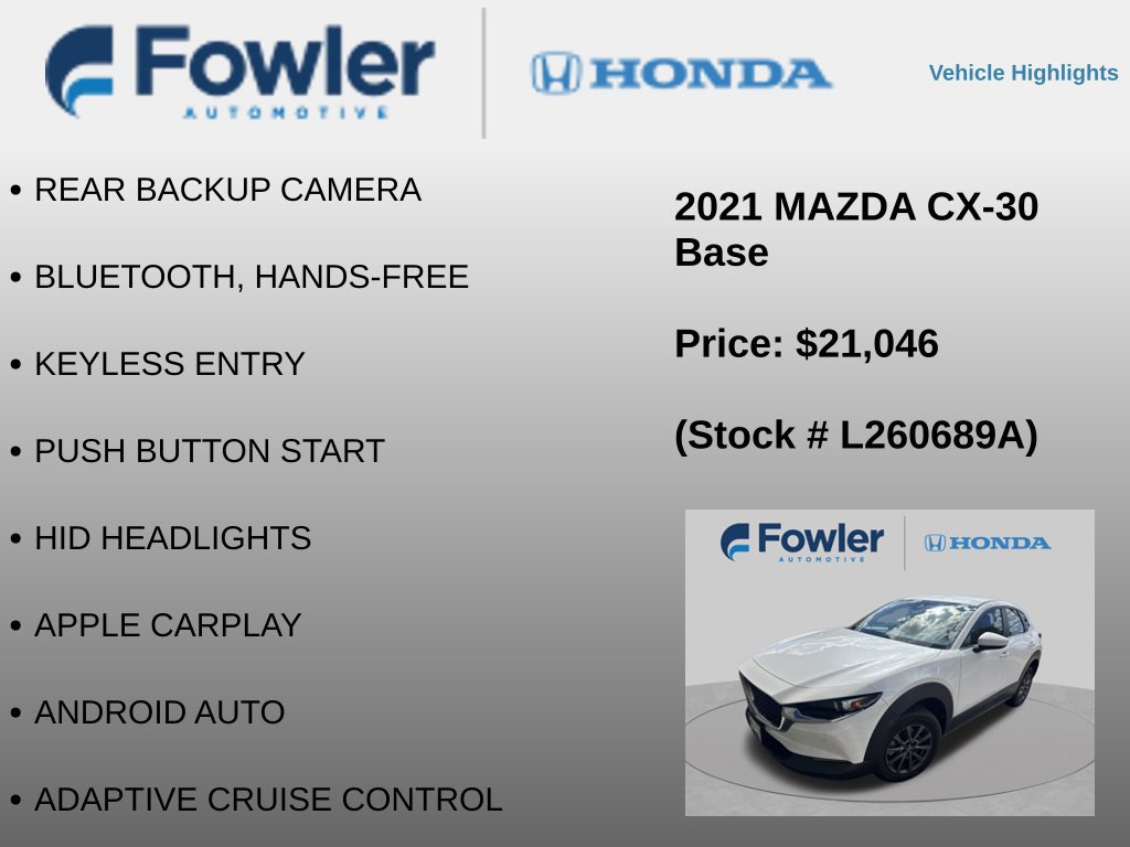 Used 2021 MAZDA CX-30 AWD 2.5 S image 4