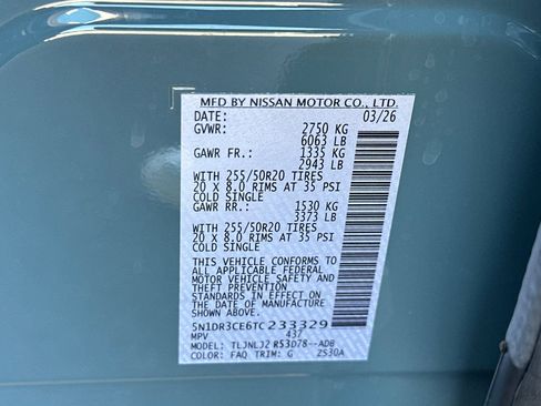 New 2026 Nissan Pathfinder SL AWD/4WD image 34