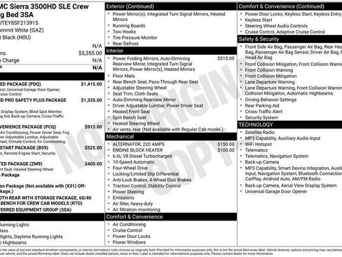 Used 2025 GMC Sierra 3500 SLE w/ Preferred Package AWD/4WD image 39