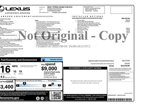 Used 2023 Lexus GX 460 w/ Black Line Special Edition AWD/4WD image 3