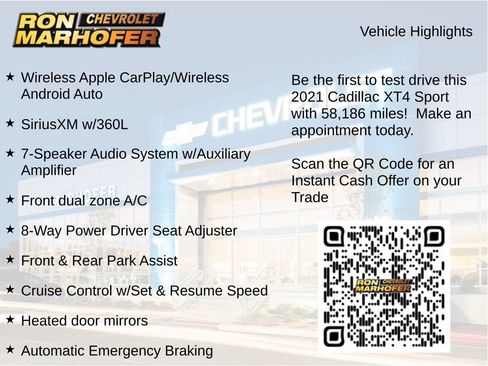 Used 2021 Cadillac XT4 Sport AWD/4WD image 2