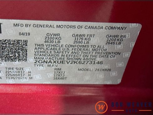 Used 2019 Chevrolet Equinox LT AWD/4WD image 38