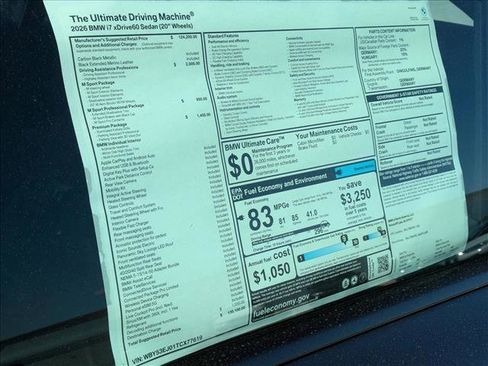 New 2026 BMW i7 xDrive60 AWD/4WD image 19