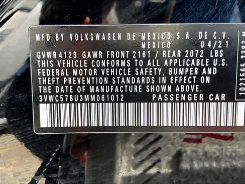 Certified 2021 Volkswagen Jetta S w/ Driver Assistance Package image 33