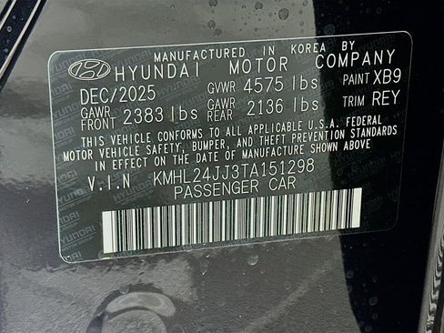 New 2026 Hyundai Sonata Blue image 23