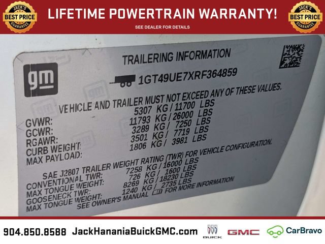 Used 2024 GMC Sierra 3500 SLT AWD/4WD image 20