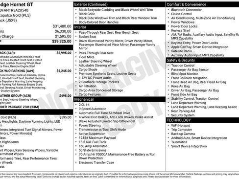 Used 2024 Dodge Hornet GT w/ Track Pack image 19