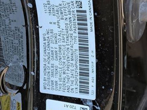 Certified 2023 Honda Civic Sport image 24