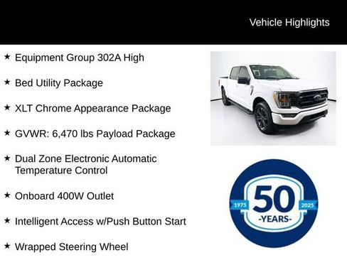 Used 2023 Ford F150 XLT w/ Equipment Group 302A High AWD/4WD image 7