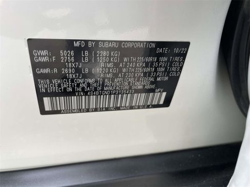 Used 2023 Subaru Outback Limited XT image 10